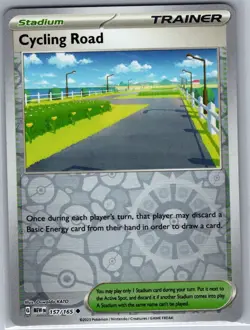 Cycling Road 157/165 Reverse Holo SV: Scarlet & Violet 151 - Pokemon Card - NM - Image 1