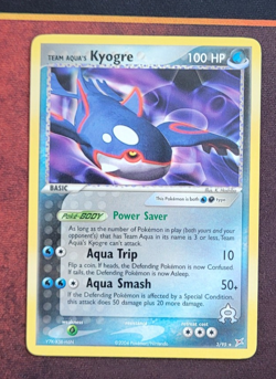 Team Aqua's Kyogre 3/95 Non-Holo Rare Team Magma vs Aqua Pokemon Card - Image 1