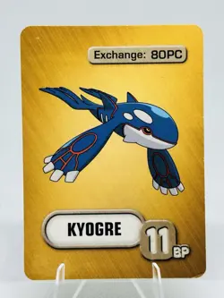 2005 Pokemon Master Trainer Board Game Rare Pokemon Cards Legendary Kyogre - Image 1