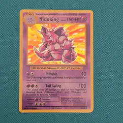 Nidoking Holo 45/108 Evolutions Pokemon TCG Card - Image 1