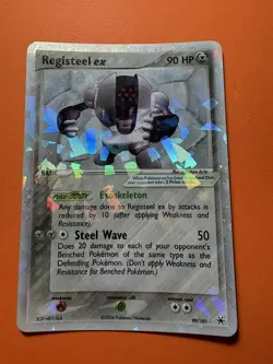 Registeel EX 99/101 EX Hidden Legends Pokemon Card LP Holo - Image 3