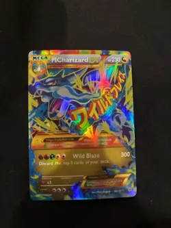Pokemon TCG M Charizard EX Holo Ultra Rare Card Evolutions - Image 1