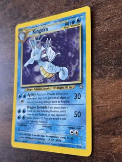Pokemon Kingdra Holo Rare Neo Genesis Unlimited 8/111 Card 2000 90 HP - Image 4