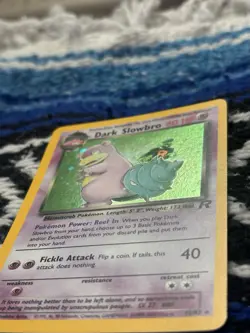 Pokemon Dark Slowbro Holo Rare Unlimited Team Rocket 12/82 Card 2000 Wizards - Image 2