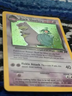 Pokemon Dark Slowbro Holo Rare Unlimited Team Rocket 12/82 Card 2000 Wizards - Image 3