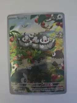 Pokemon Starly Card SV01 Scarlet & Violet Base Set 221/198 NM/MT TCG - Image 1
