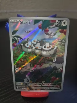 Pokemon Starly Card SV01 Scarlet & Violet Base Set 221/198 NM/MT TCG - Image 3