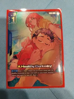 [ENGLISH] Gundam TCG Card Game A Healthy Curiosity - GD03 - 101 R+ Alt Art Foil - Image 1