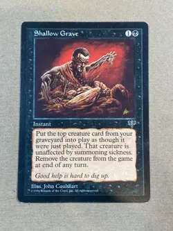 Shallow Grave Mirage Regular Excellent - MTG Magic the Gathering - Image 1