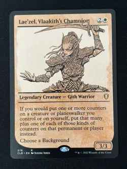 1x MTG Lae'zel, Vlaakith's Champion (Showcase) - Battle for Baldur's Gate (CLB) - Image 1