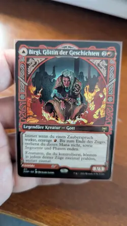 1x Birgi God Of Storytelling Showcase GERMAN NM - Magic MTG Kaldheim x1 - Image 1