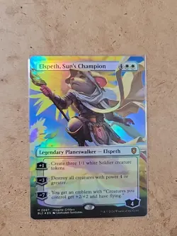 Elspeth, Sun's Champion Borderless Foil BLC 97 MTG NM/M Never Played MTG - Image 1