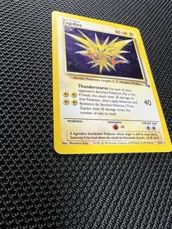Zapdos 15/62 Fossil Set HOLO/FOIL RARE Unlimited Pokemon WOTC TCG 1999 LP/MP - Image 2