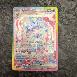 Pokemon Sylveon Ex 156/131 Prismatic Evolutions Full Art Holo Special Rare - Image 1