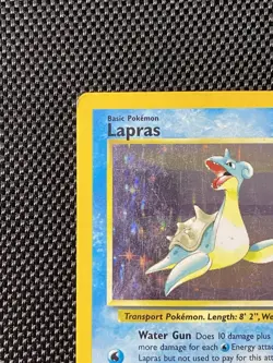 Lapras (10) Fossil #10/62 Pokemon Holo Rare (MP) - Image 2