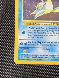 Lapras (10) Fossil #10/62 Pokemon Holo Rare (MP) - Image 5