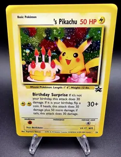 Pokemon ______'s Pikachu 24/53 Wotc Promo Holo Basic 50 HP Card - Image 1