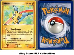 2004 Pokemon, EX Hidden Legends, #67/101 Minun, Common - Image 1