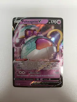 Polteageist V SWSH021 Promo SWSH Black Star Pokemon VLP - Image 1
