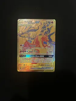 Pokemon TCG Reshiram & Charizard GX SM247 Near Mint Condition - Image 1