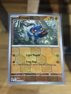 Croagunk 023/064 Reverse Holo Shrouded Fable Pokemon Buy 2 Get 1 Free - Image 1