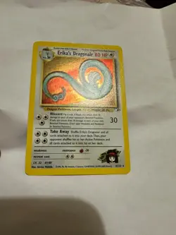 Pokemon TCG Erika's Dragonair 4/132 Gym Heroes Holo LP - Image 1
