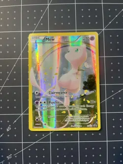 2016 Mew XY110 Holo Black Star Promo Full Art Pokemon TCG - Image 1