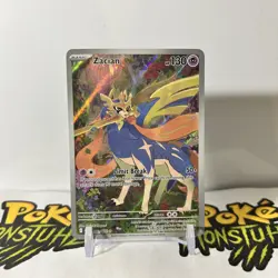 Zacian 100/094 Illustration Rare Pokemon TCG Phantasmal Flames - NM - Image 1