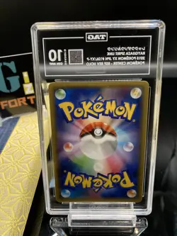 2015 Pokemon Japanese Rayquaza Spirit Link Holo Promo #126-XY-P TAG 10 POP 1 - Image 3