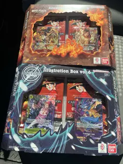 One Piece TCG Illustration Box Vol. 5 And Vol.6 Bandai Brand New Sealed - Image 1