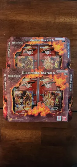 One Piece Illustration Box Vol 5 BANDAI (lot Of 2) Brand New Sealed - Image 2