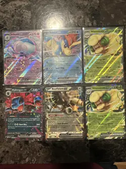 Pokemon White Flare EX Lot of 6 Cards with Sleeves - Image 1