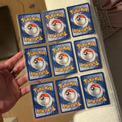Pokemon TCG Vintage 9-Card Holo Lot HP-Damaged - Image 2