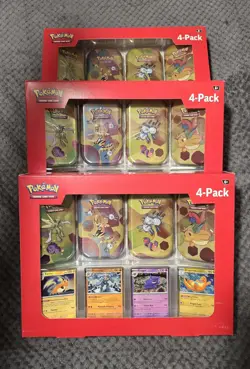 Sealed Sam's Club 151 (4 Mini Tins + 4 Promo Cards Bundle) Lot of 3 - Image 1