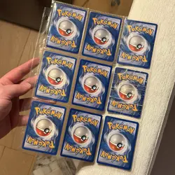 Vintage Pokemon 9-Card Reverse Holo Lot HP-Damaged - Image 4