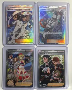 Full Art Trainer English LOT x4 Cards Pokemon TCG NM - Image 1