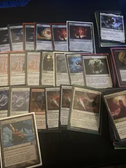 HUGE MTG Commander Staple Lot sol ring,foil, Signants, lands well over 100 card - Image 1