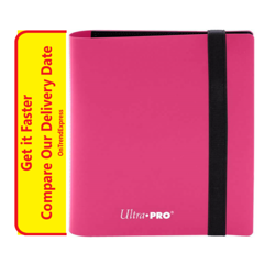 ULTRA PRO ECLIPSE PINK PRO BINDER FOLDER ALBUM 2 POCKET Yugioh MTG Pokemon - Image 1