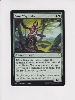 MAGIC THE GATHERING MTG COMMANDER MODERN HORIZONS 3 SATYR WAYFINDER (X) - Image 1