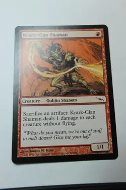 MTG Krark-Clan Shaman x1- -Mirrodin-Lightly Played - Image 1