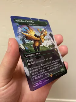 Paradise Chocobo - Birds of Paradise (Borderless) Foil, P0483, Final Fantasy, NM - Image 2