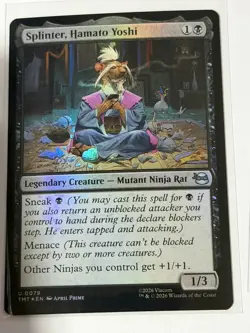 Splinter, Hamato Yoshi Teenage Mutant Ninja Turtles Foil 79 - Image 1