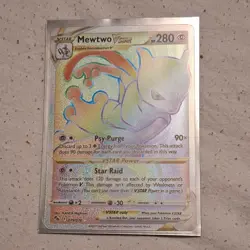 Pokemon Mewtwo VSTAR Pokemon GO Secret Rare Full Art Holo 079/078 280 HP English - Image 1
