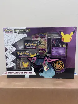 Pokemon Celebrations Collection—Dragapult Prime (25th Anniversary Edition) 820650809385 - Image 1