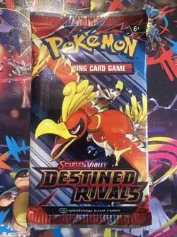 Pokemon TCG Destined Rivals Booster Pack Factory Sealed - Image 1