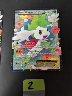 Pokemon TCG Shaymin EX RC21/RC25 Legendary Treasures SINGLE CARD NM #2 only - Image 3