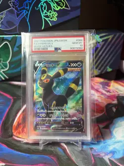 Pokemon Umbreon V S6a Eevee Heroes 084/069 Full Art Holo Super Rare PSA 10 - Image 1