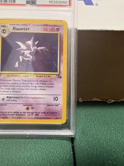 Pokemon TCG: Haunter 1st Edition Holo Rare #6/62 Fossil PSA 8, NM-MT - Image 4
