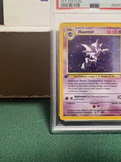 Pokemon TCG: Haunter 1st Edition Holo Rare #6/62 Fossil PSA 8, NM-MT - Image 5