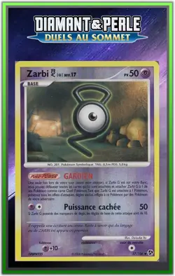 Zarbi G Reverse - DP04:Duels au Sommet - 57/106 - Carte Pokemon Francaise - Image 1